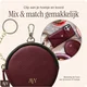 AVY Apple iPhone 15 - Statement Kit - Burgundy - Long Leather afbeelding 9