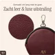 AVY Apple iPhone 15 - Statement Kit - Burgundy - Long Leather afbeelding 10