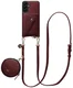 AVY Samsung Galaxy A56 - Statement Kit - Burgundy - Long Leather