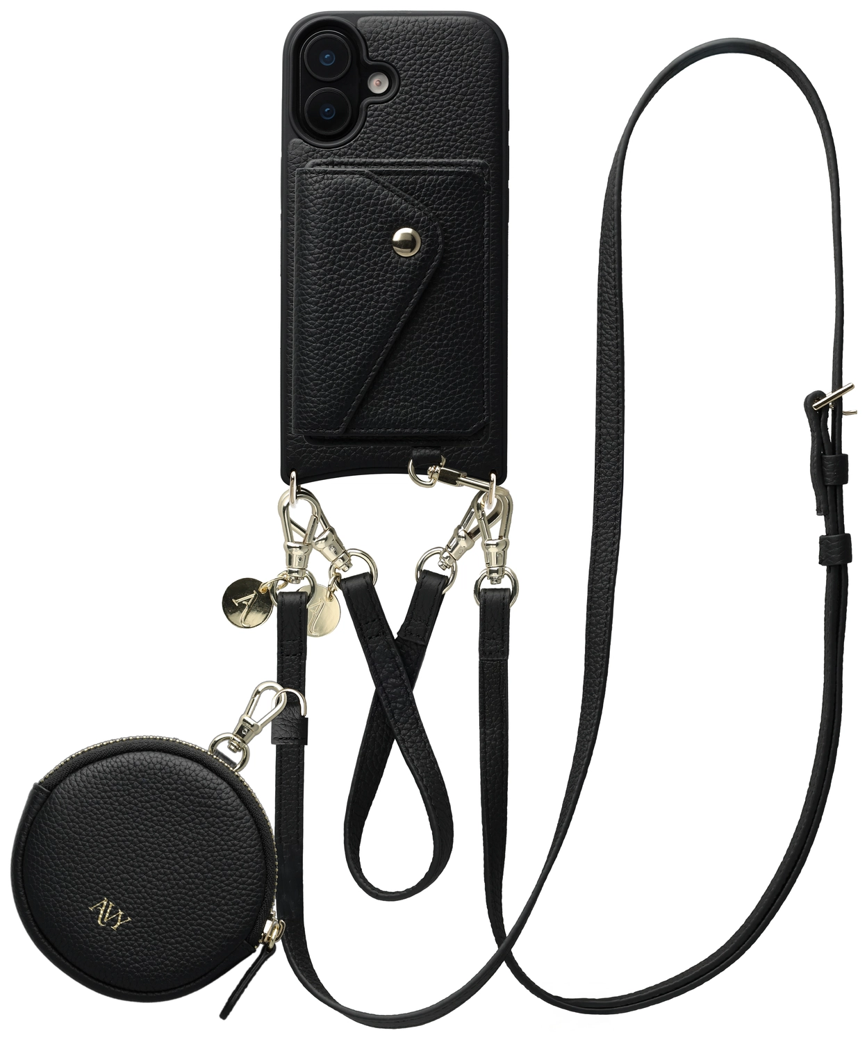 AVY Apple iPhone 17 - Statement Kit - Zwart - Leather Set afbeelding 1