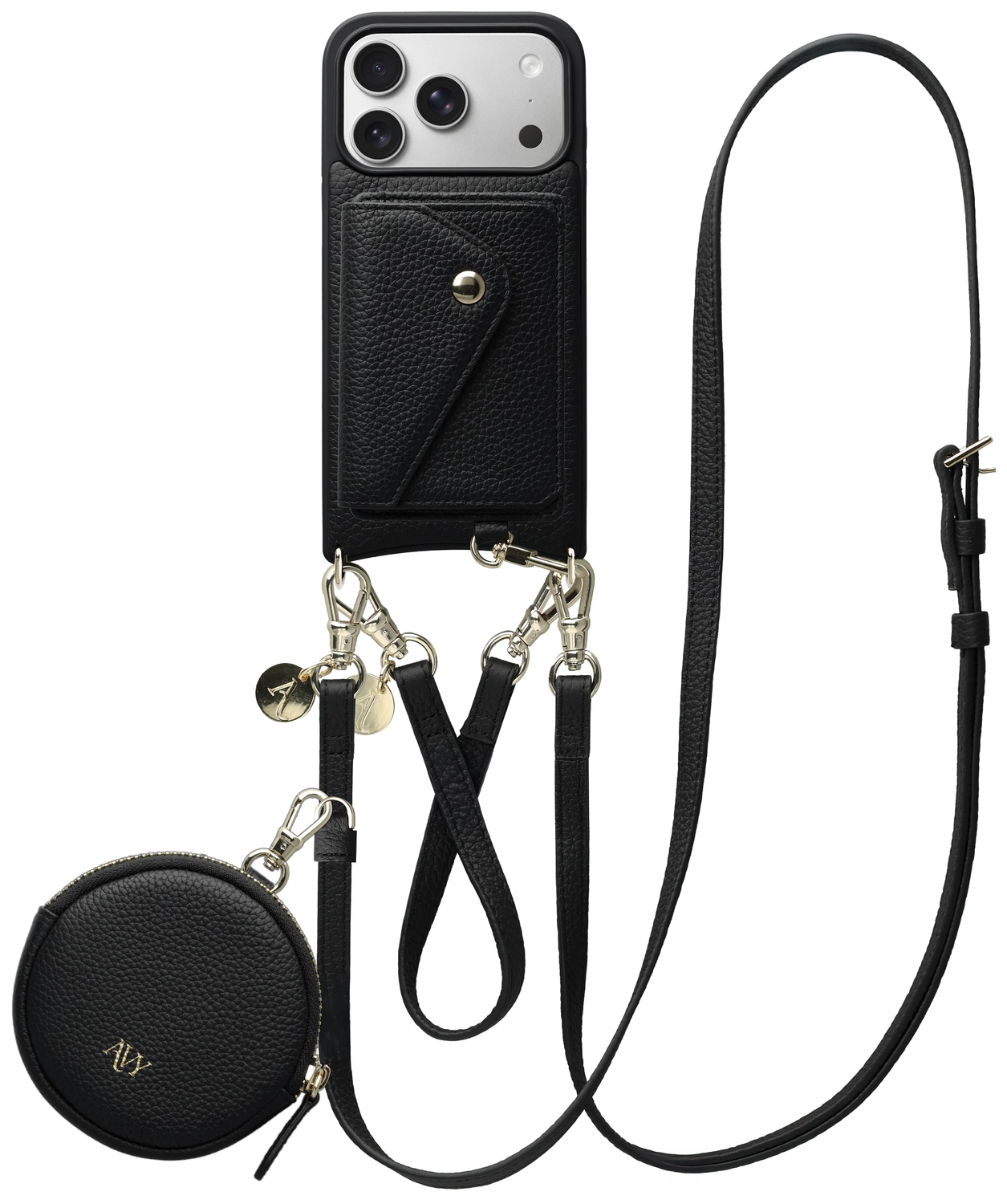 AVY Apple iPhone 17 Pro - Statement Kit - Zwart - Leather Set afbeelding 1