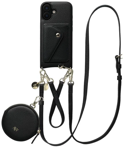 AVY Apple iPhone 16 - Statement Kit - Zwart - Leather Set afbeelding 1
