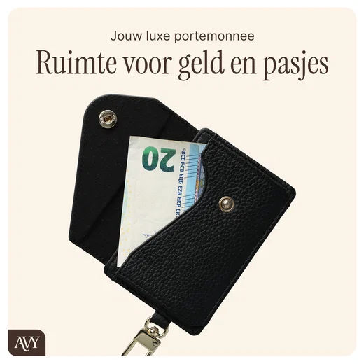 AVY Apple iPhone 16 Pro - Statement Kit - Zwart - Leather Set afbeelding 11
