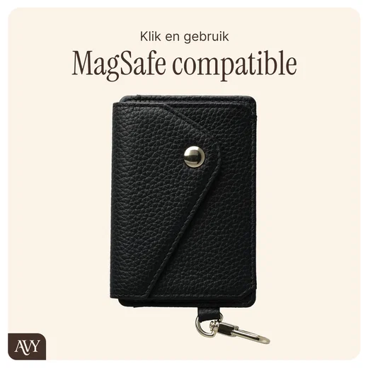 AVY Apple iPhone 16 Pro - Statement Kit - Zwart - Leather Set afbeelding 10