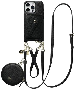 AVY Apple iPhone 16 Pro Max - Statement Kit - Zwart - Leather Set