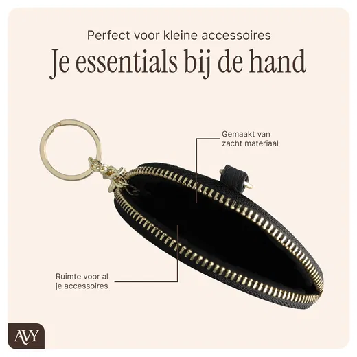 AVY Apple iPhone 16 Pro Max - Statement Kit - Zwart - Leather Set afbeelding 9