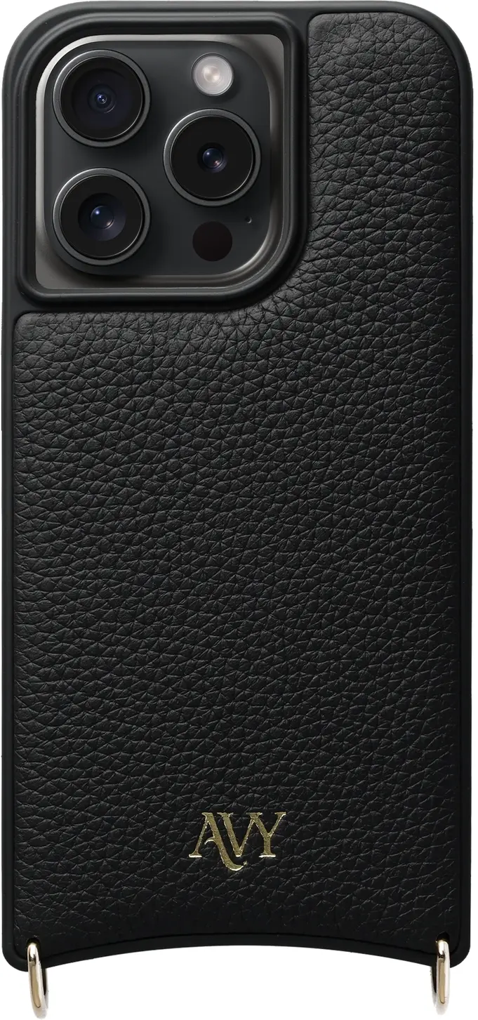 AVY Apple iPhone 15 Pro - Statement Kit - Zwart - Leather Set afbeelding 14