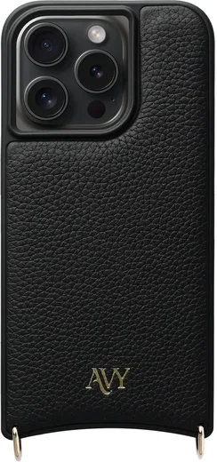 AVY Apple iPhone 15 Pro - Statement Kit - Zwart - Leather Set afbeelding 14