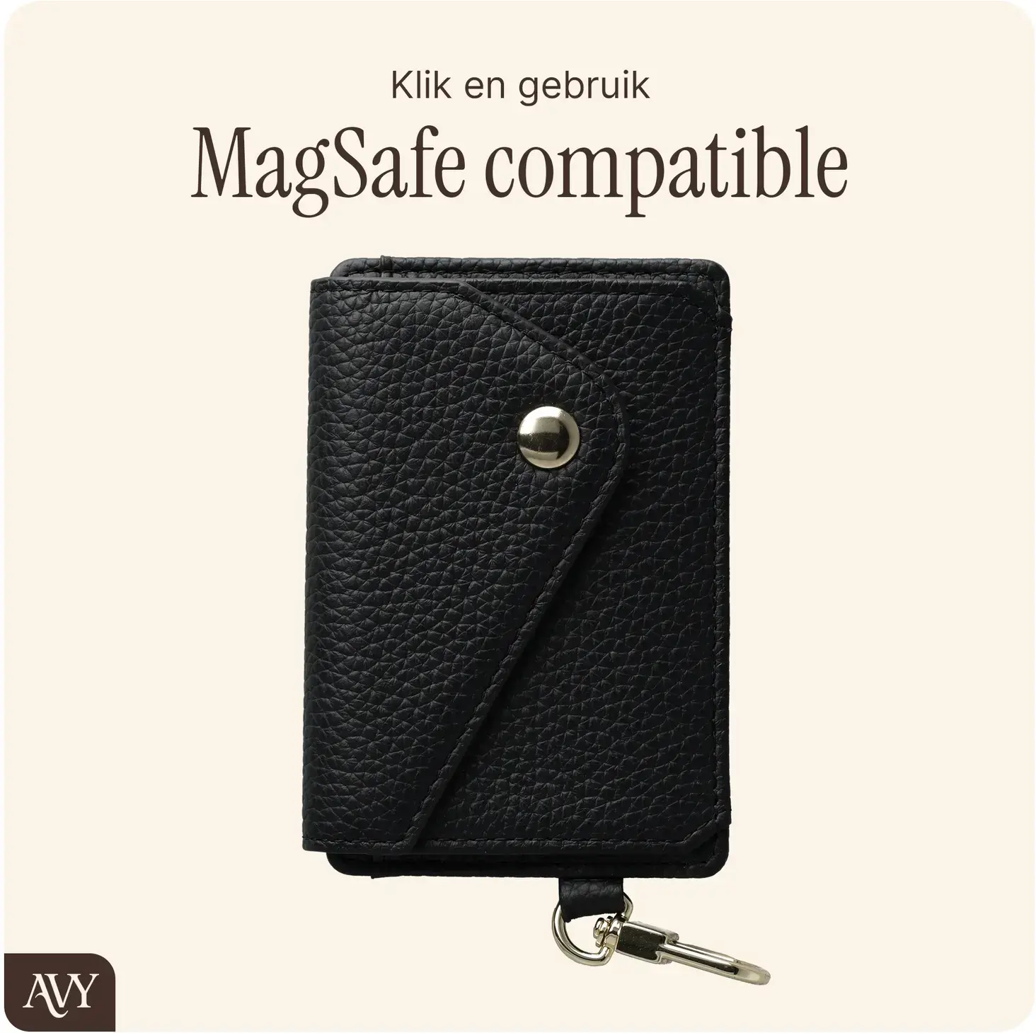AVY Samsung Galaxy S26 - Statement Kit - Zwart - Leather Set afbeelding 9