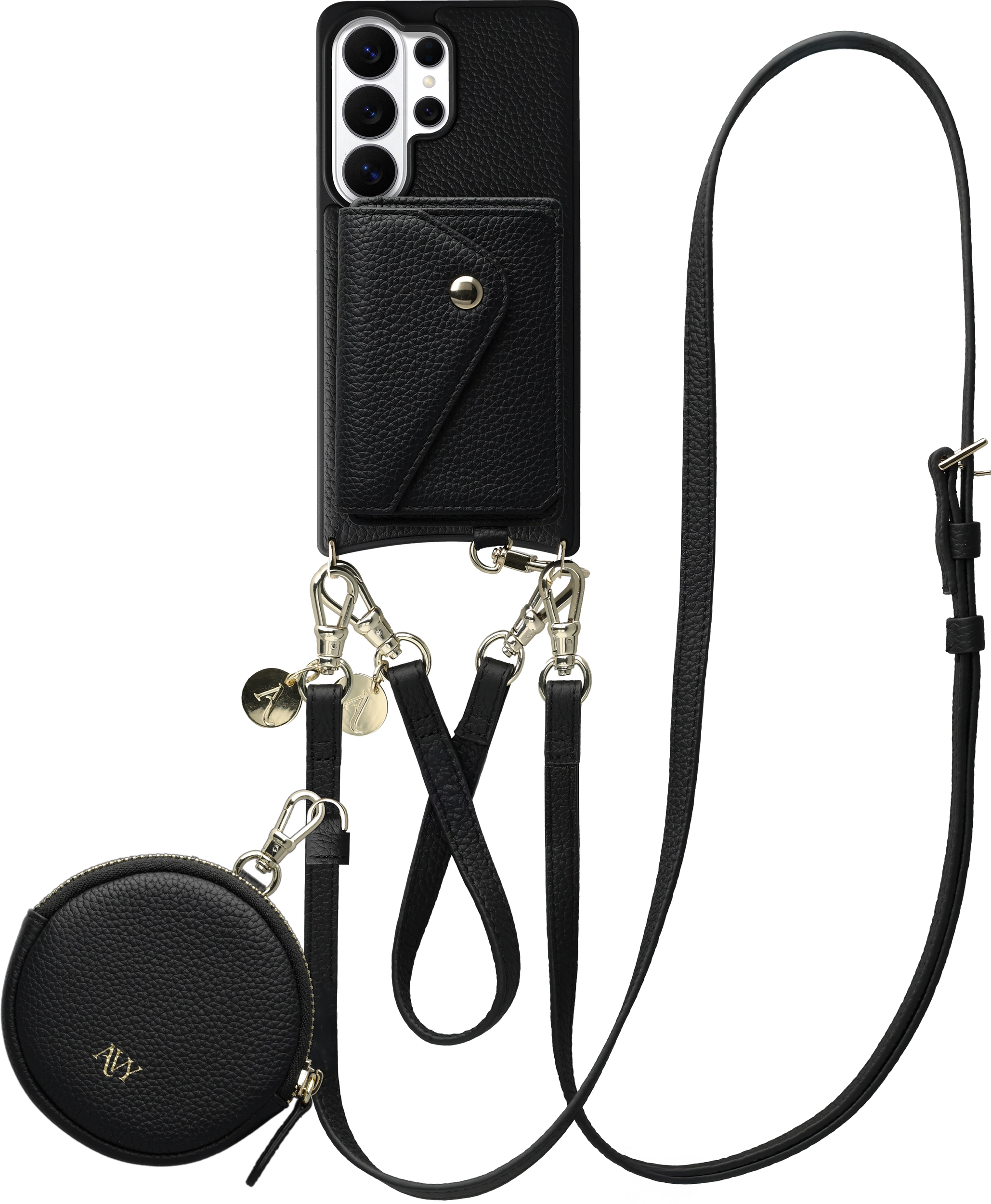AVY Samsung Galaxy S26 Ultra - Statement Kit - Zwart - Leather Set afbeelding 1
