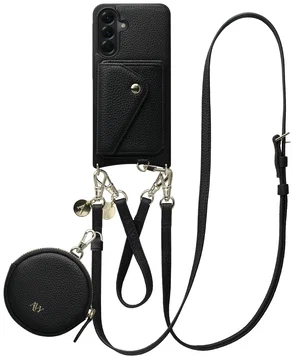 AVY Samsung Galaxy A56 - Statement Kit - Zwart - Leather Set