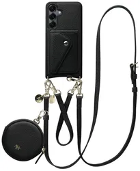 AVY Samsung Galaxy S25 / S24 - Statement Kit - Zwart - Leather Set afbeelding