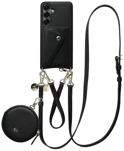 AVY Samsung S25 Plus / S24 Plus - Statement Kit - Zwart - Leather Set afbeelding 1