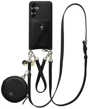 AVY Samsung S25 Plus / S24 Plus - Statement Kit - Zwart - Leather Set