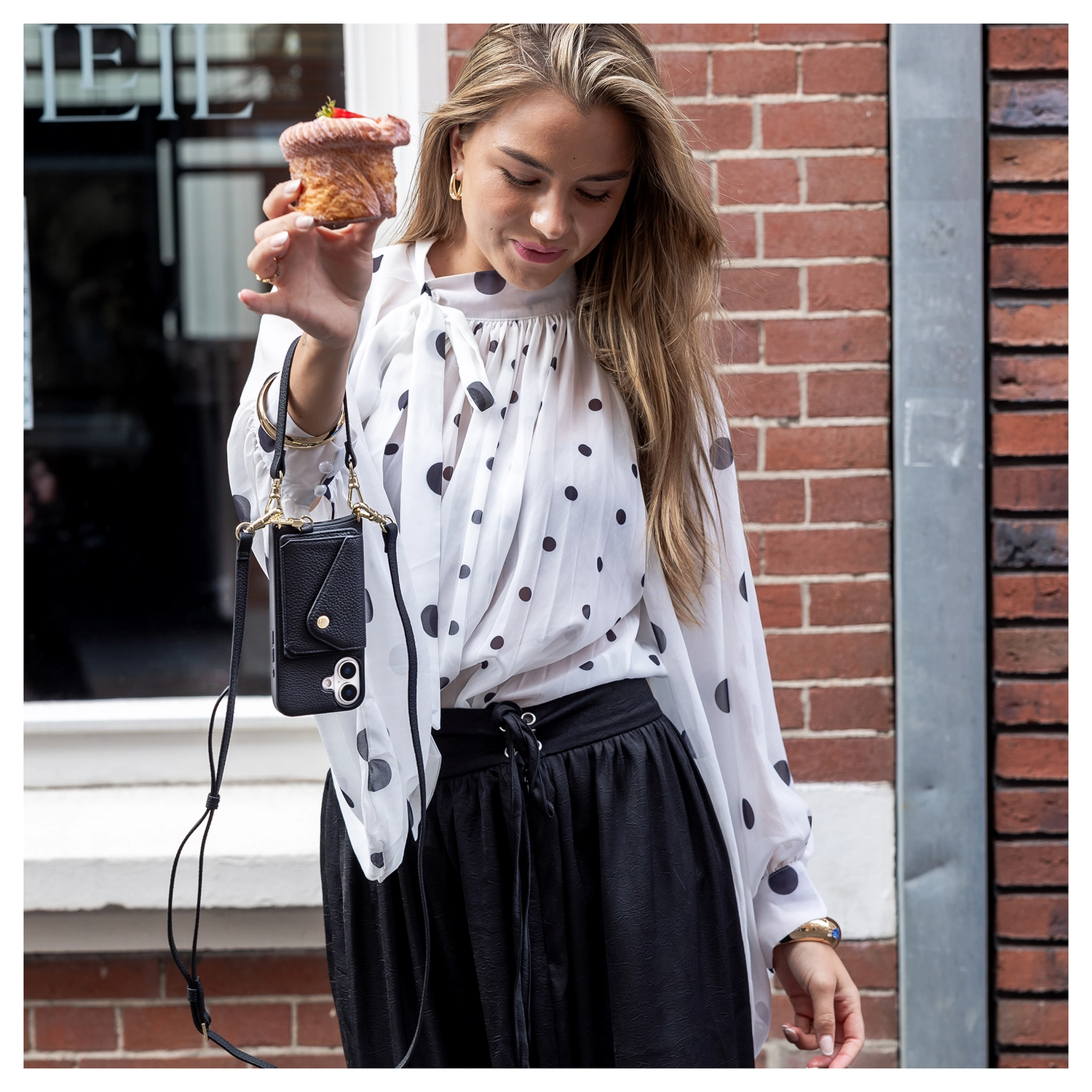 AVY Samsung S25 Plus / S24 Plus - Statement Kit - Zwart - Leather Set afbeelding 3