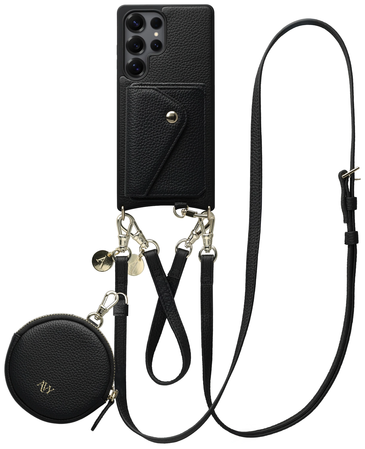AVY Samsung Galaxy S25 Ultra - Statement Kit - Zwart - Leather Set afbeelding 1
