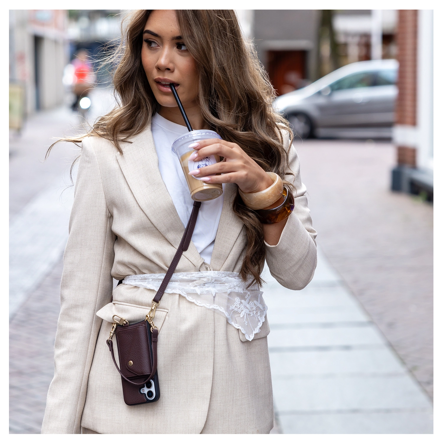 AVY Apple iPhone 17 - Statement Kit - Chocolate - Leather Set afbeelding 3