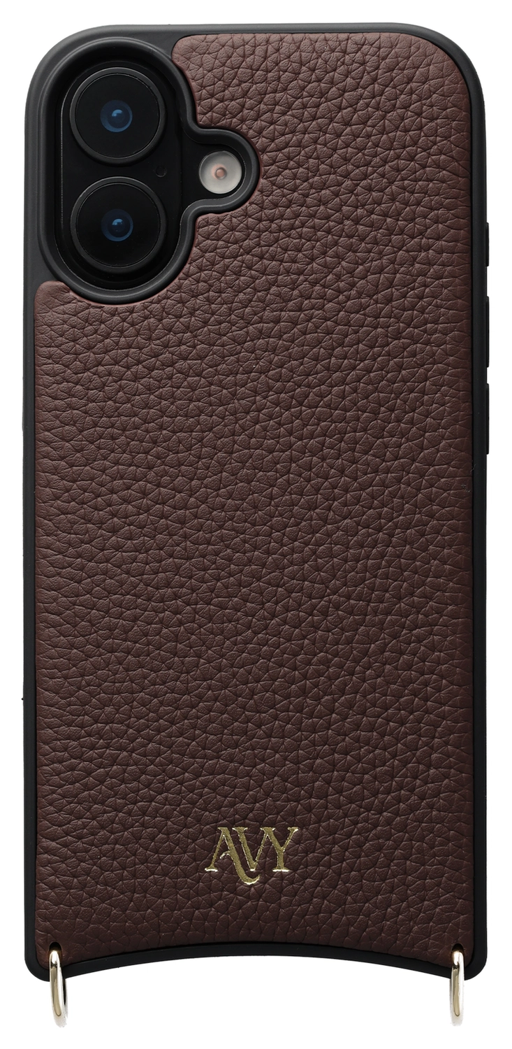 AVY Apple iPhone 16 - Statement Kit - Chocolate - Leather Set afbeelding 14