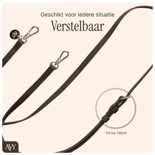 AVY Apple iPhone 16 Pro Max - Statement Kit - Chocolate - Leather Set afbeelding 11