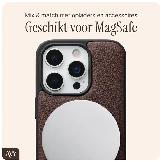 AVY Apple iPhone 16 Pro Max - Statement Kit - Chocolate - Leather Set afbeelding 6