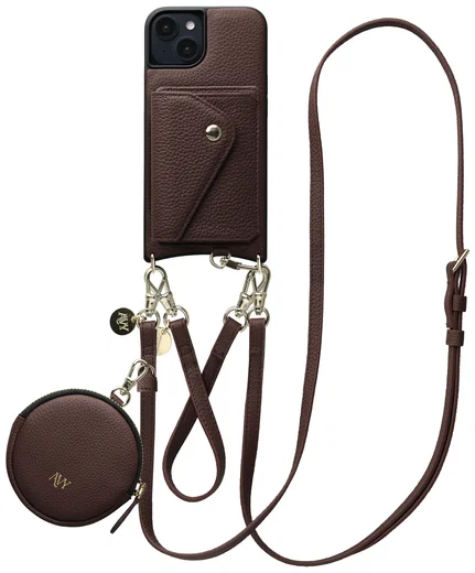 AVY Apple iPhone 15 - Statement Kit - Chocolate - Leather Set afbeelding 1