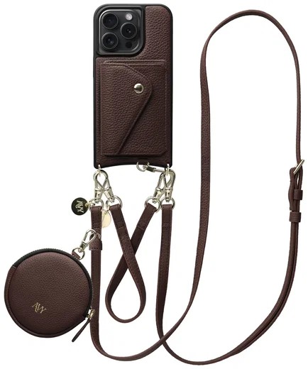 AVY Apple iPhone 15 Pro - Statement Kit - Chocolate - Leather Set afbeelding 1