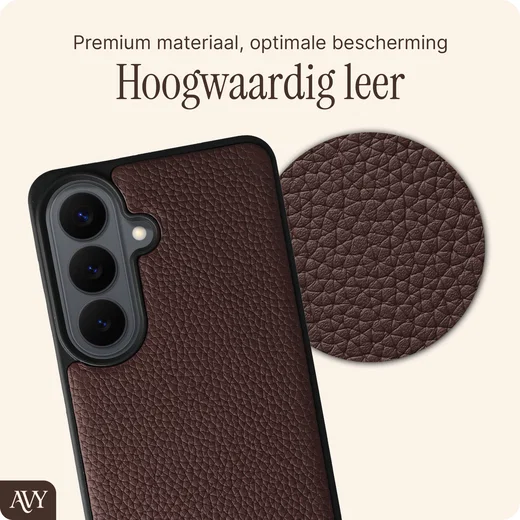 AVY Samsung Galaxy S26 Plus - Statement Kit - Chocolate - Leather Set afbeelding 4