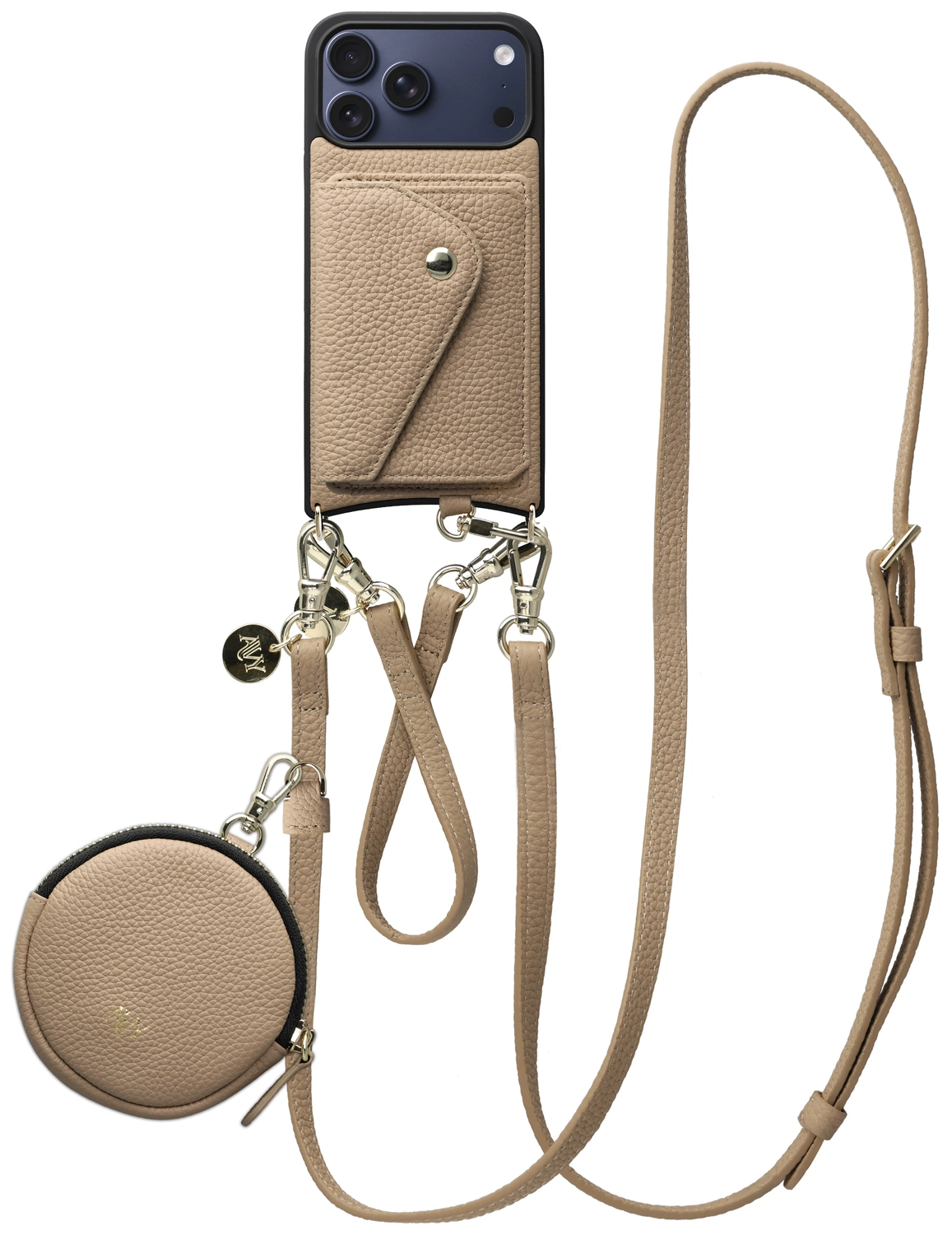 AVY Apple iPhone 17 Pro Max - Statement Kit - Beige - Leather Set afbeelding 1