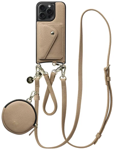 AVY Apple iPhone 14 Pro - Statement Kit - Beige - Leather Set afbeelding 1