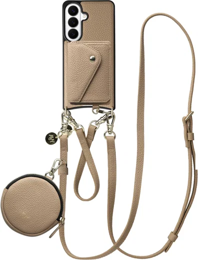 AVY Samsung Galaxy S26 - Statement Kit - Beige - Leather Set afbeelding 1