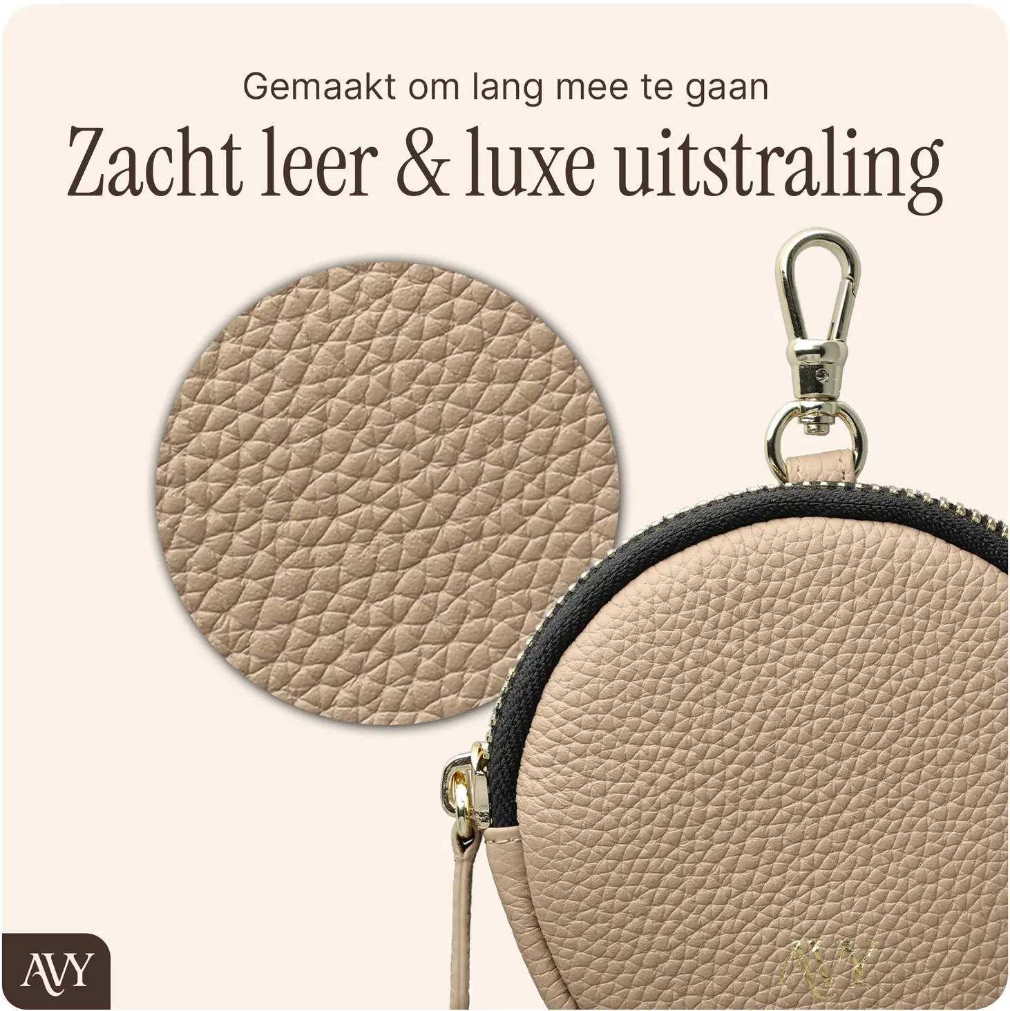 AVY Samsung Galaxy S26 Ultra - Statement Kit - Beige - Leather Set afbeelding 11