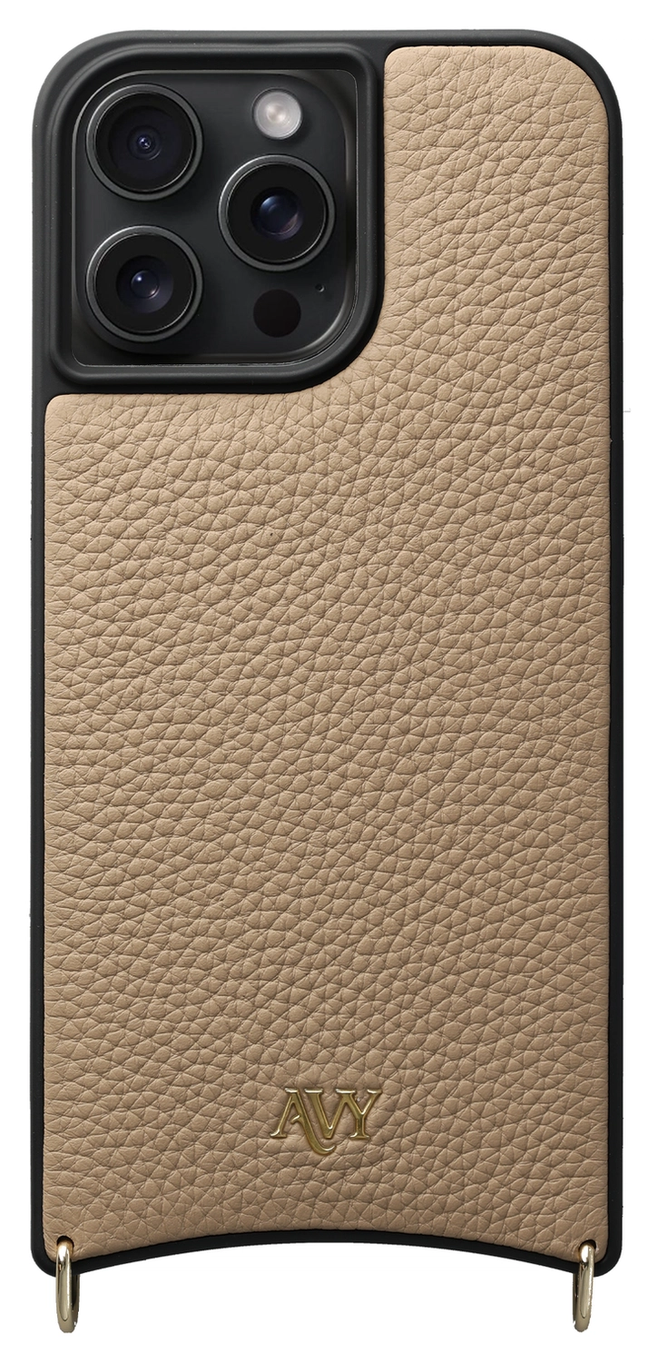 AVY Apple iPhone 15 Pro Max - Statement Kit - Beige - Leather Set afbeelding 16