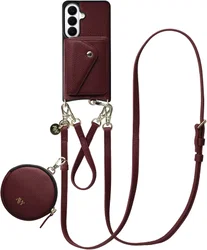 AVY Samsung Galaxy S26 Plus - Statement Kit - Burgundy - Leather Set afbeelding