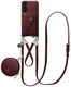 AVY Samsung Galaxy A56 - Statement Kit - Burgundy - Leather Set