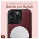 AVY Apple iPhone 14 Pro Max - Statement Kit - Burgundy - Leather Set afbeelding 7