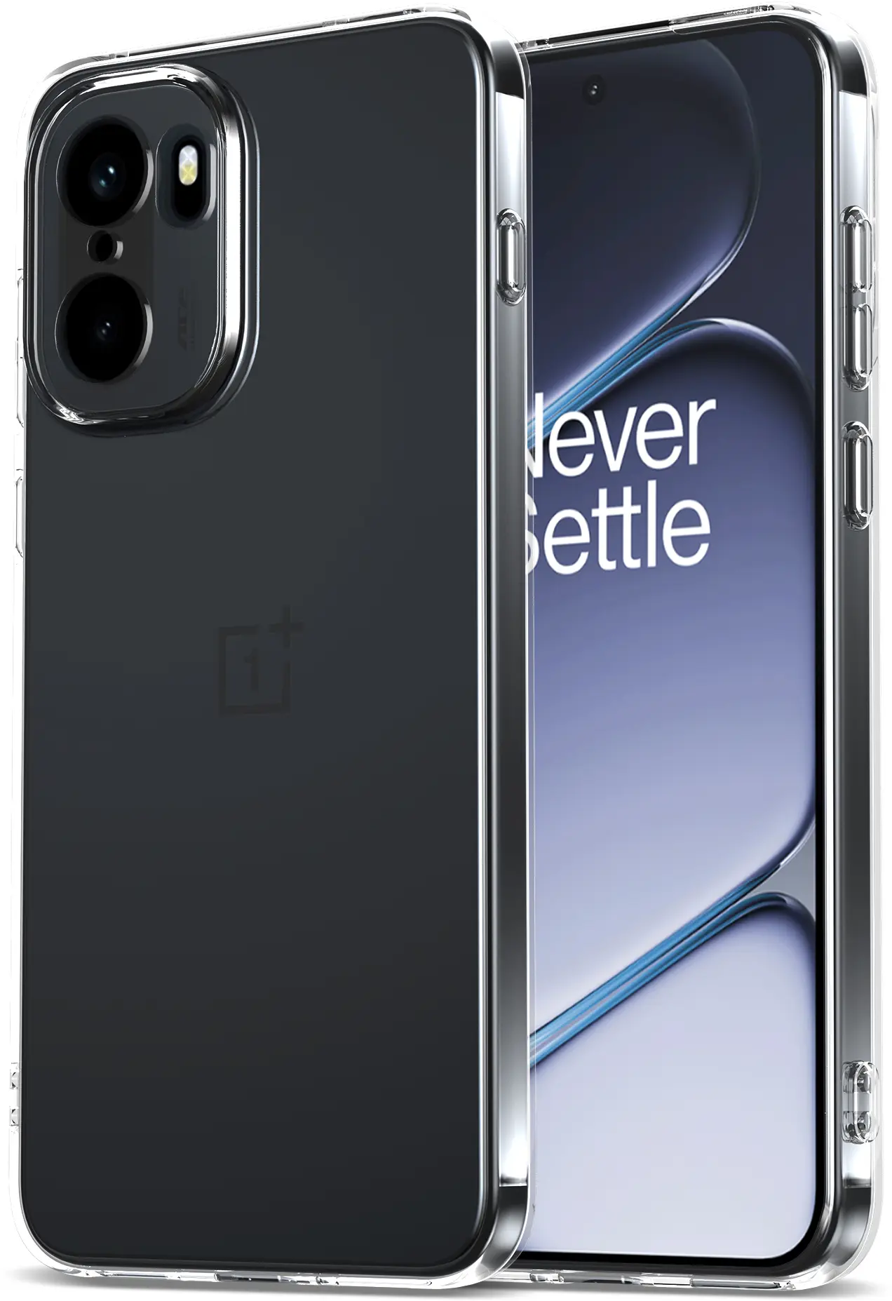 OnePlus 15R Hoesje Dun TPU Back Cover Transparant afbeelding 1