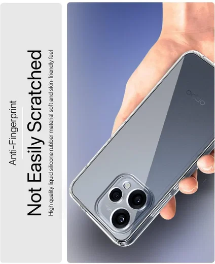 Oppo Reno 15F Hoesje Dun TPU Back Cover Transparant afbeelding 6