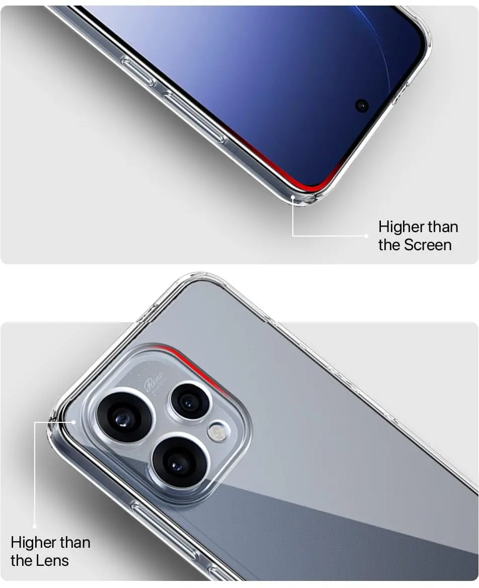 Oppo Reno 15F Hoesje Dun TPU Back Cover Transparant afbeelding 5