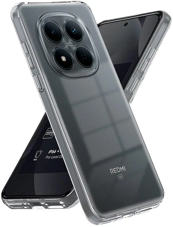 Xiaomi Redmi Note 15 4G Hoesje Dun TPU Back Cover Transparant afbeelding 1