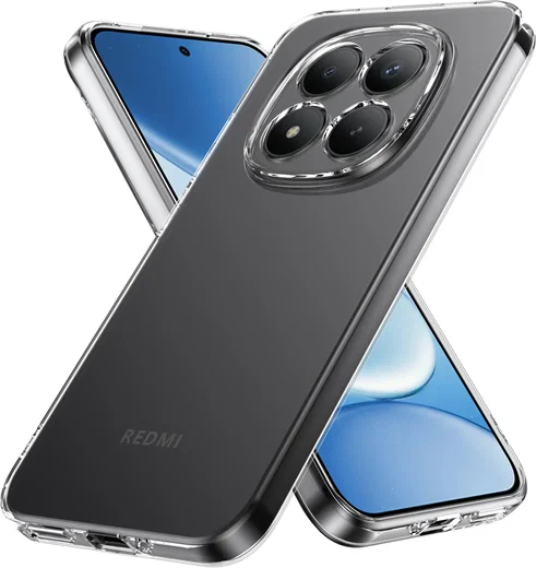 Xiaomi Redmi Note 15 Pro 5G Hoesje Dun TPU Back Cover Transparant afbeelding 1