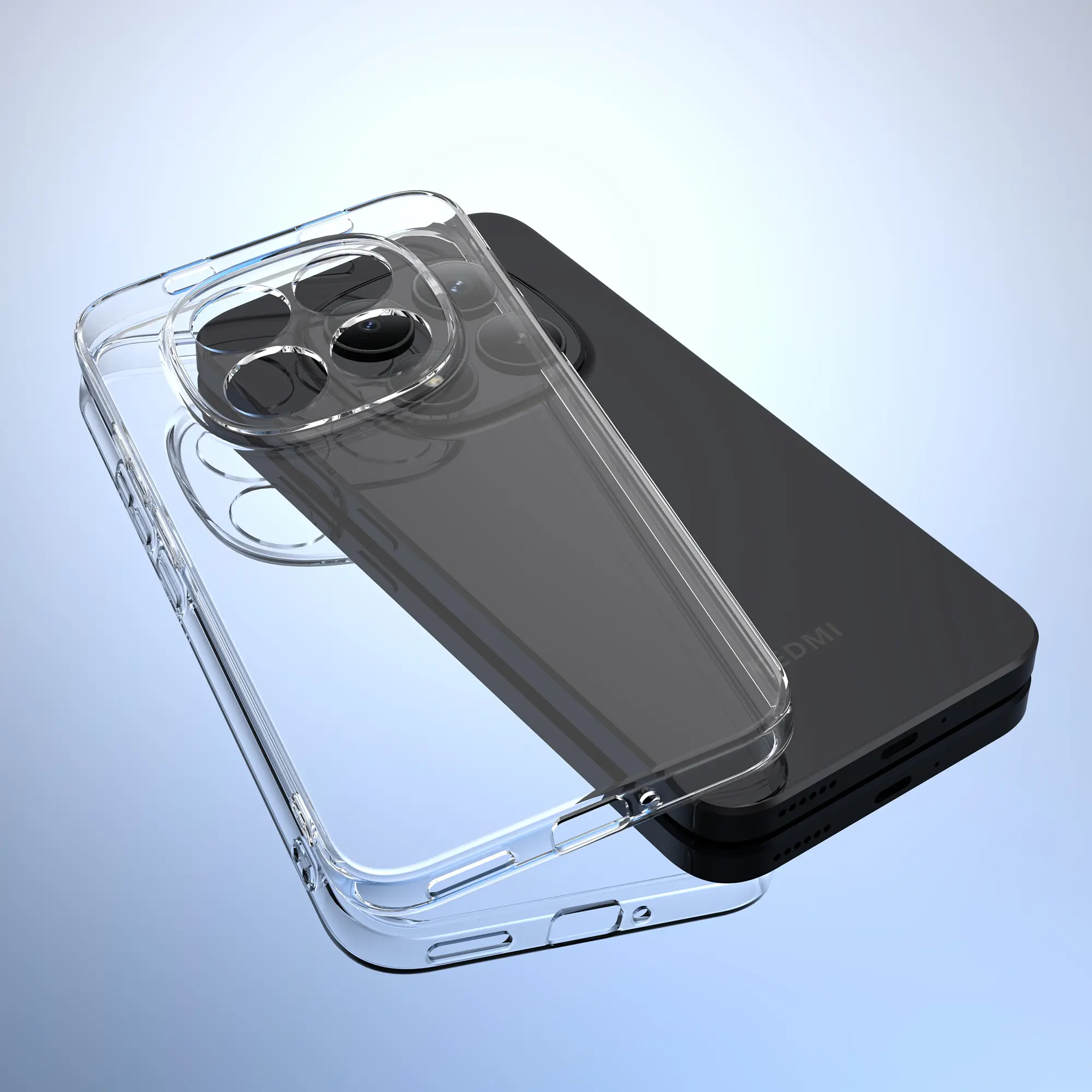 Xiaomi Redmi Note 15 Pro 5G Hoesje Dun TPU Back Cover Transparant afbeelding 8