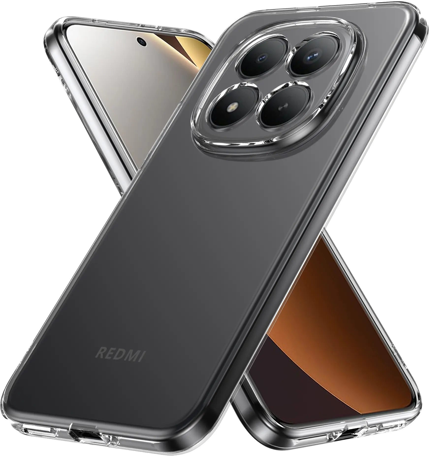 Xiaomi Redmi Note 15 Pro Plus Hoesje Dun TPU Back Cover Transparant afbeelding 1