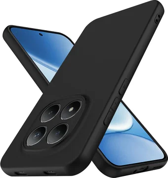 Xiaomi Redmi Note 15 Pro 5G Hoesje Dun TPU Back Cover Matte Zwart
