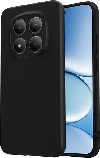 Xiaomi Redmi Note 15 Pro 5G Hoesje Dun TPU Back Cover Matte Zwart afbeelding 2