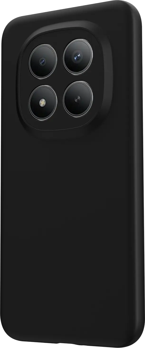 Xiaomi Redmi Note 15 Pro Plus Hoesje Dun TPU Back Cover Matte Zwart afbeelding 8