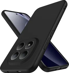 Xiaomi Redmi Note 15 Pro Plus Hoesje Dun TPU Back Cover Matte Zwart afbeelding