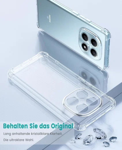 Xiaomi Redmi Note 15 4G Hoesje Schokbestendig en Dun TPU Back Cover Transparant afbeelding 6