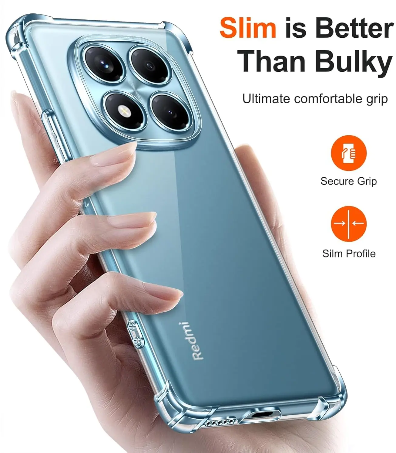 Xiaomi Redmi Note 15 Pro Plus Hoesje Schokbestendig en Dun TPU Transparant afbeelding 7