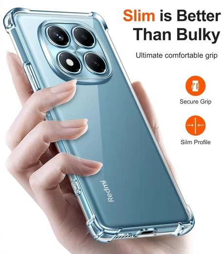 Xiaomi Redmi Note 15 Pro Plus Hoesje Schokbestendig en Dun TPU Transparant afbeelding 7