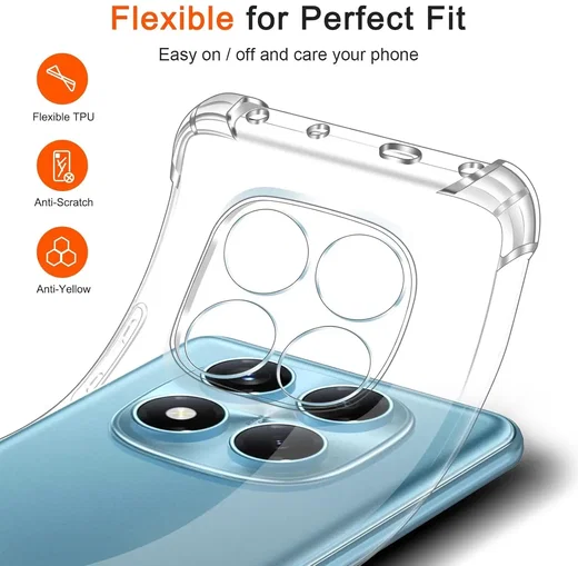 Xiaomi Redmi Note 15 Pro Plus Hoesje Schokbestendig en Dun TPU Transparant afbeelding 4